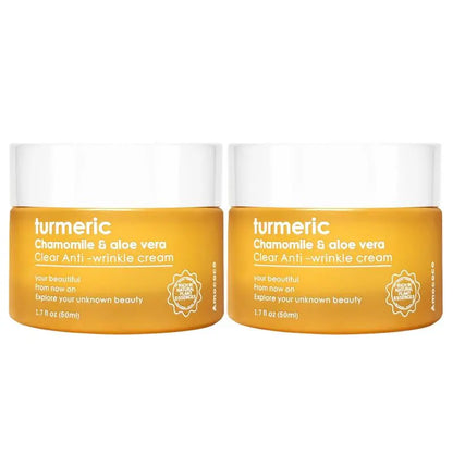 Turmeric Moisturizing Face Cream 50G - Hydrating Skincare for Normal, Dry, Oily, & Combination Skin - Alcohol-Free, Moisturizing Formula - Moisturizer