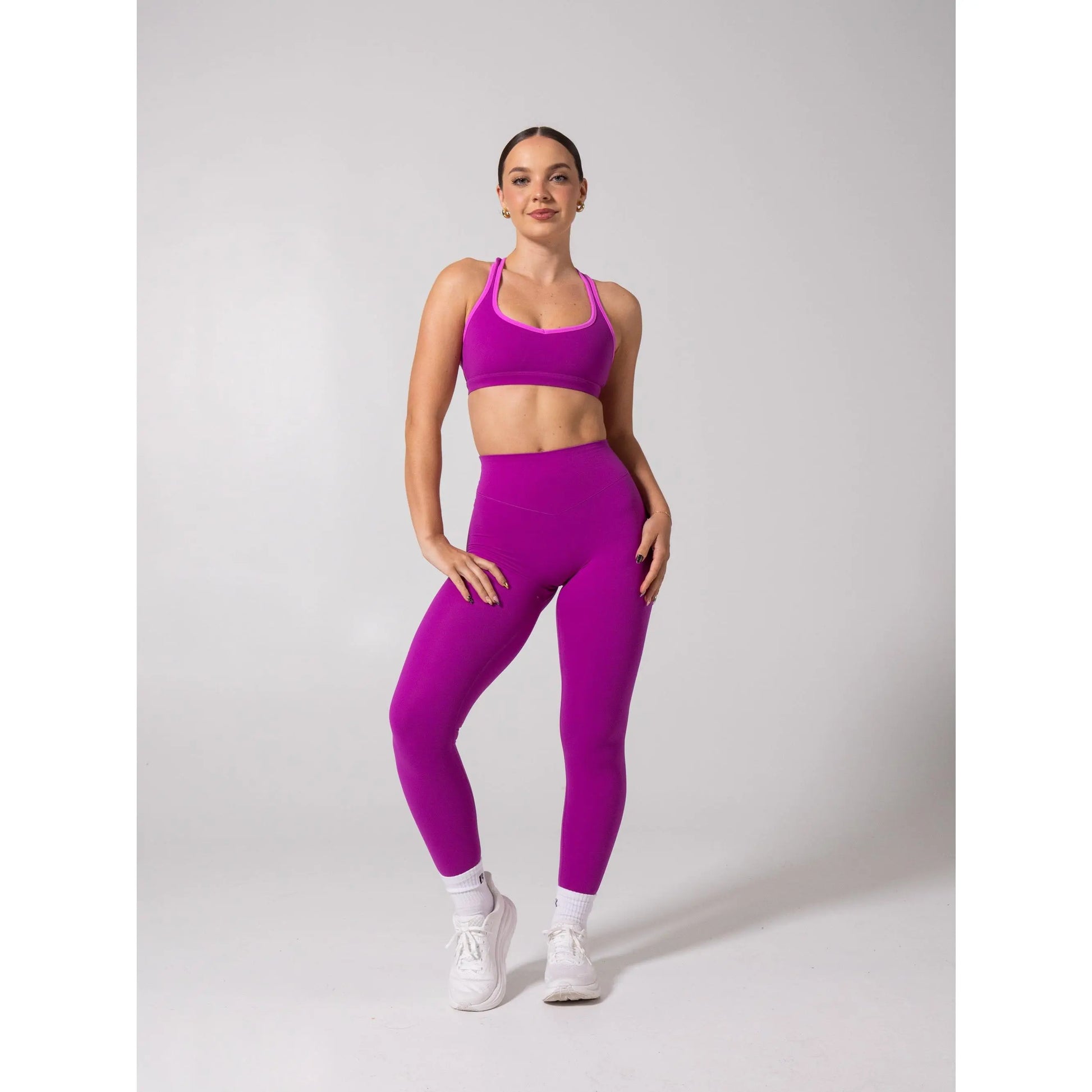 Micro Legacy Legging in Grape Juice