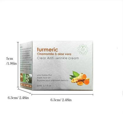 Turmeric Moisturizing Face Cream 50G - Hydrating Skincare for Normal, Dry, Oily, & Combination Skin - Alcohol-Free, Moisturizing Formula - Moisturizer