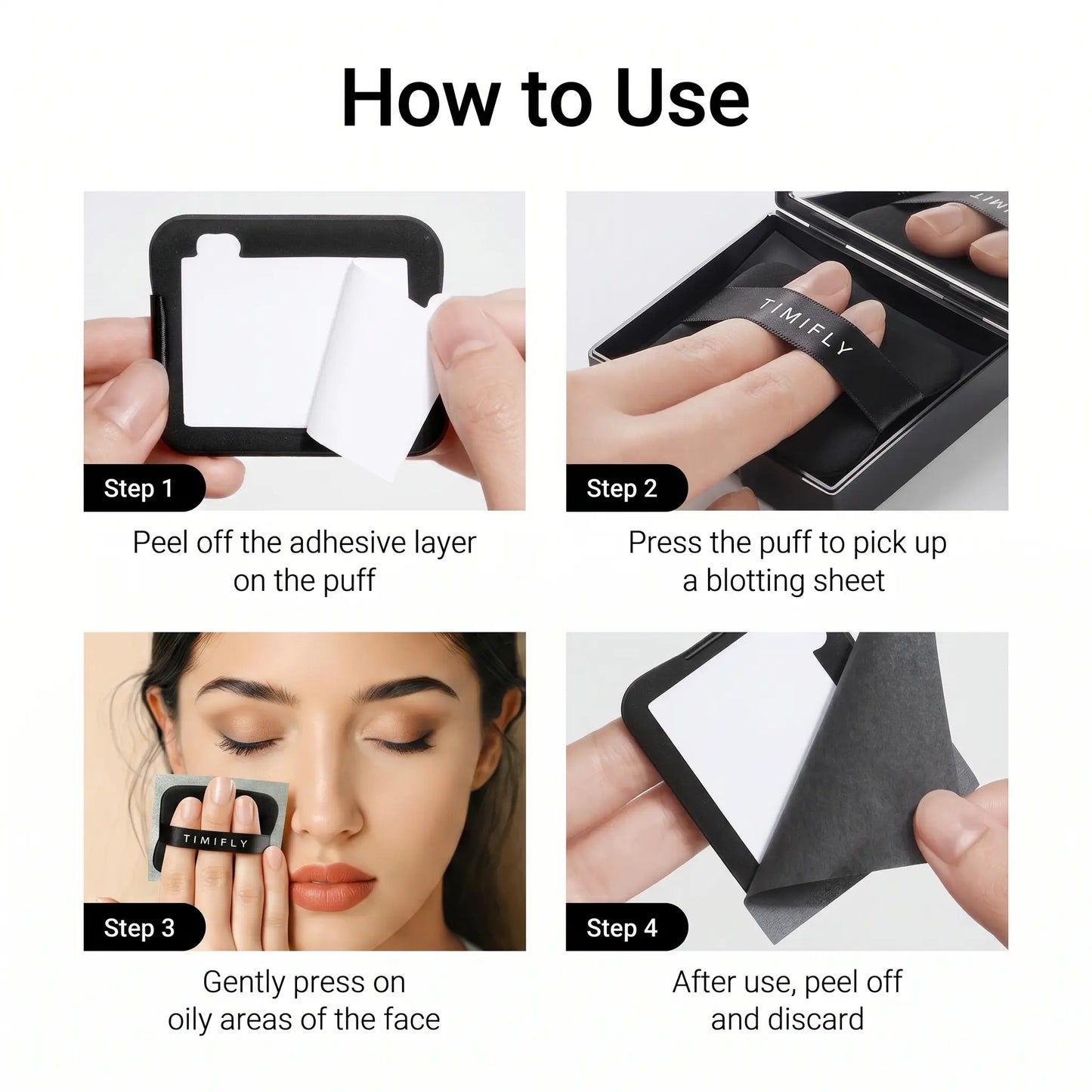 Magnet Oil Blotting Setting Sheet with Powder More Control Oil Keep Fresh 2 in 1 Blotting Sheet with Mirror Portable Facial Oil Absorbing Sheets , Matte Finish for Daily Touch up - Travel Friendly