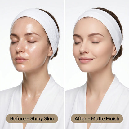 Magnet Oil Blotting Setting Sheet with Powder More Control Oil Keep Fresh 2 in 1 Blotting Sheet with Mirror Portable Facial Oil Absorbing Sheets , Matte Finish for Daily Touch up - Travel Friendly